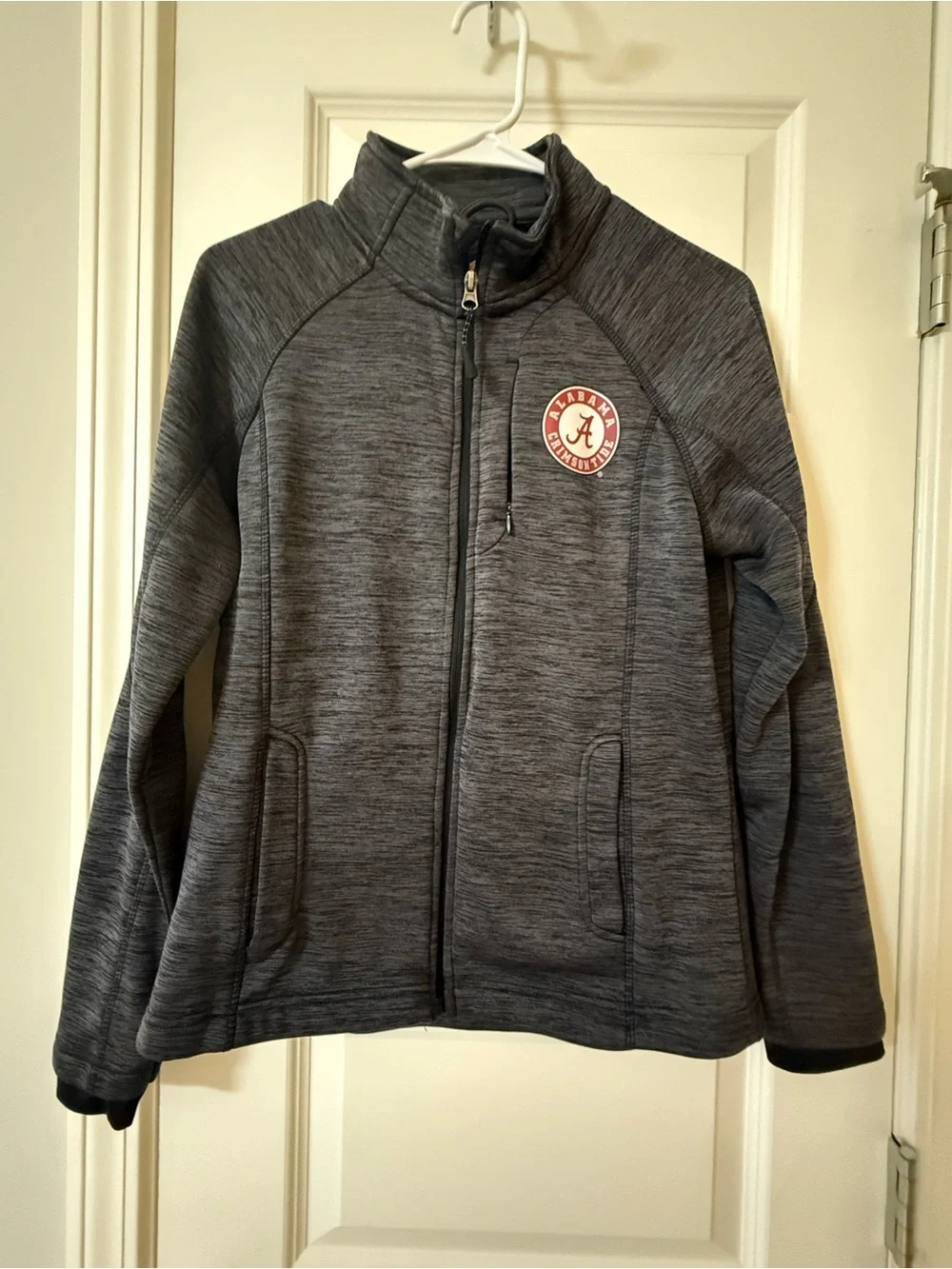 Alabama Crimson Tide G-III Sports by Carl Banks Full Zip Jacket Grey - Size L